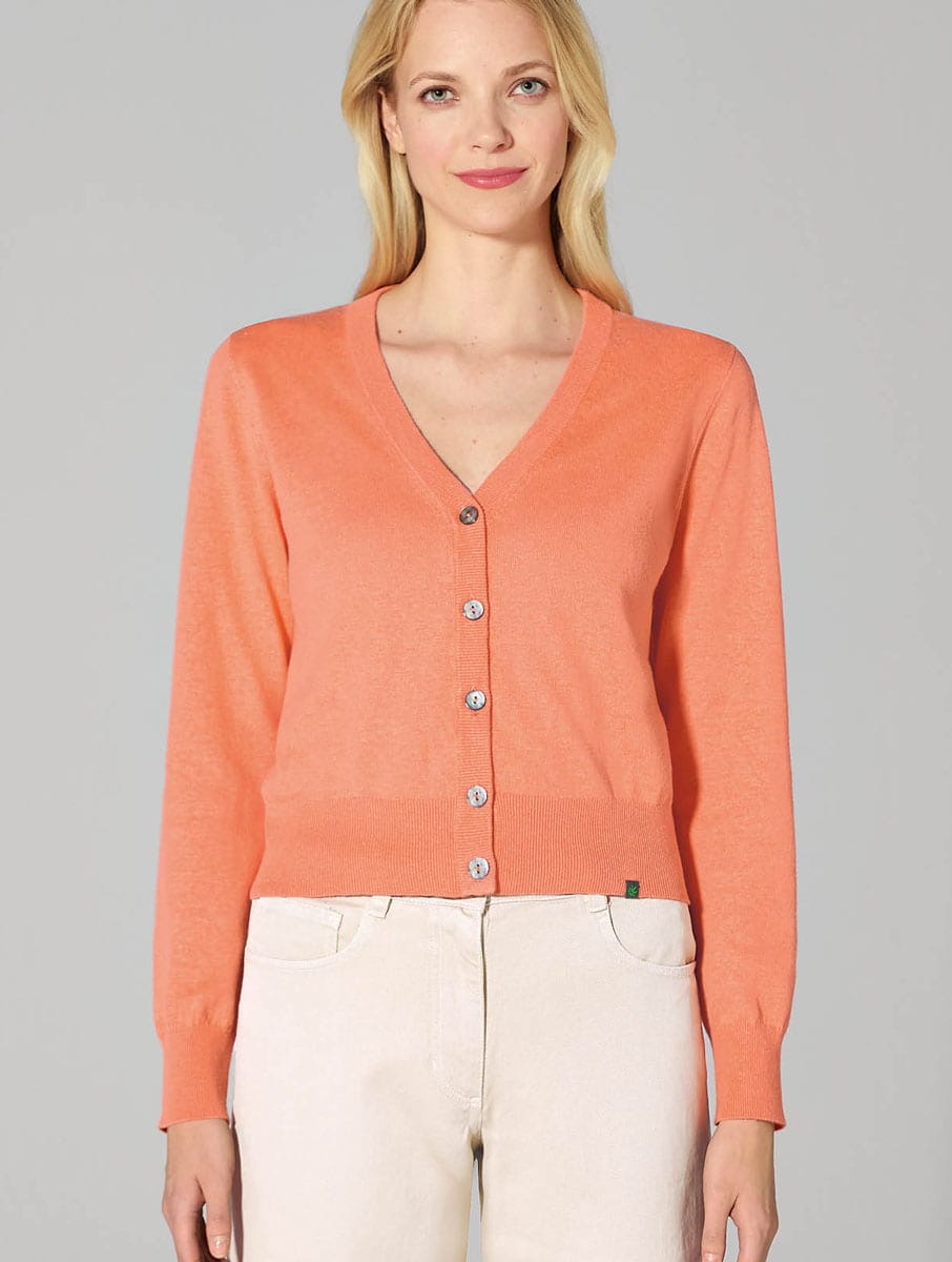 Chaqueta corta de cuello pico ecológica - Imagen 3