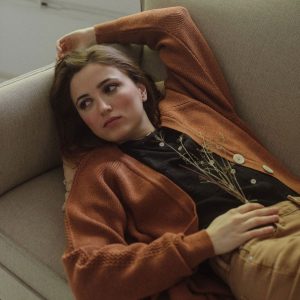 Chaqueta oversize de lana merino para mujer