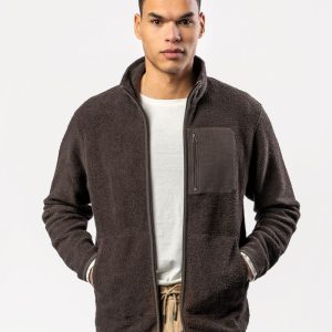 Chaqueta polar para hombre de algodón orgánico