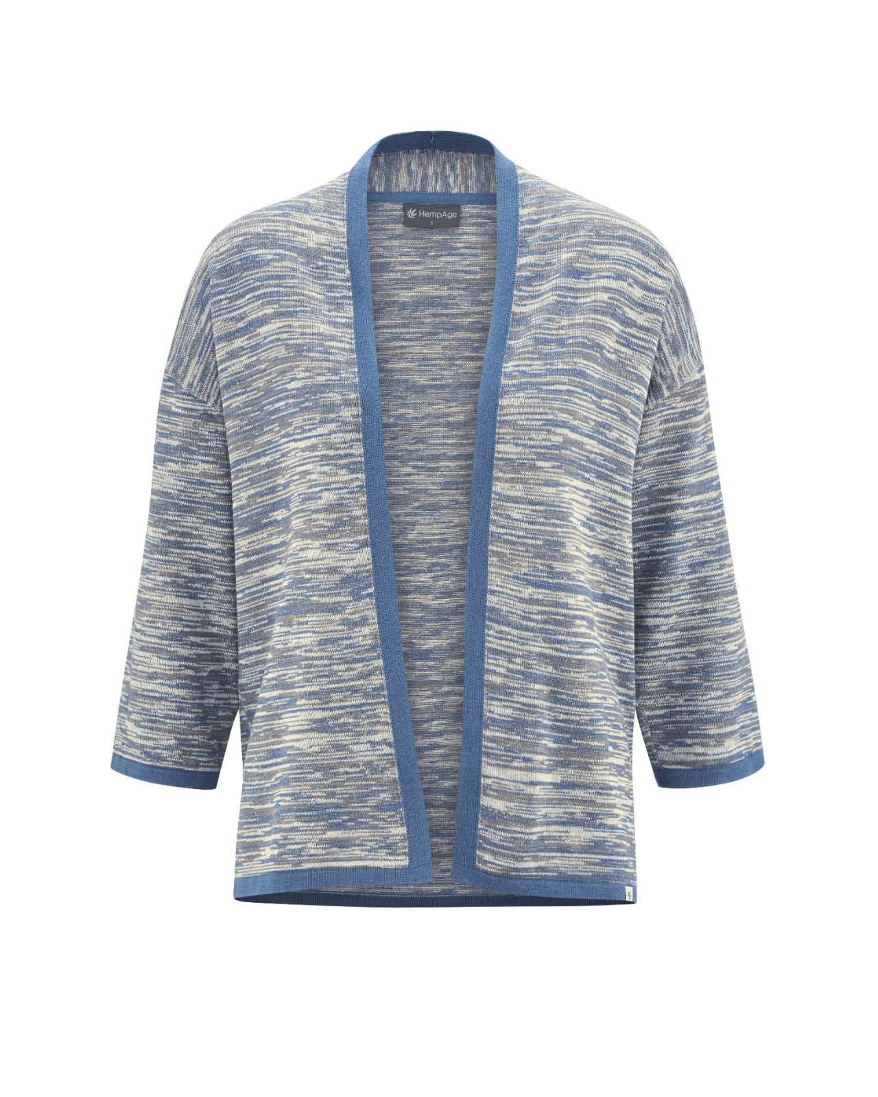 Chaqueta punto manga tres cuartos moteada - Imagen 5