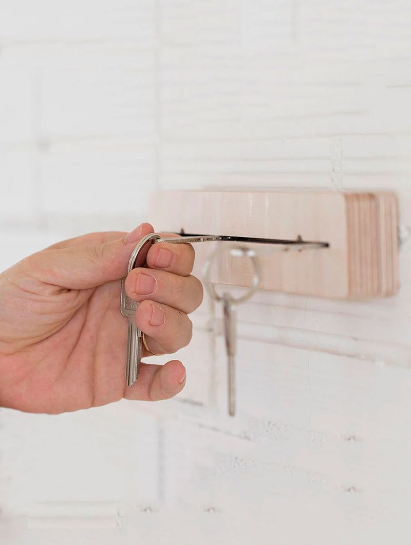 Colgador de llaves de madera - Imagen 5