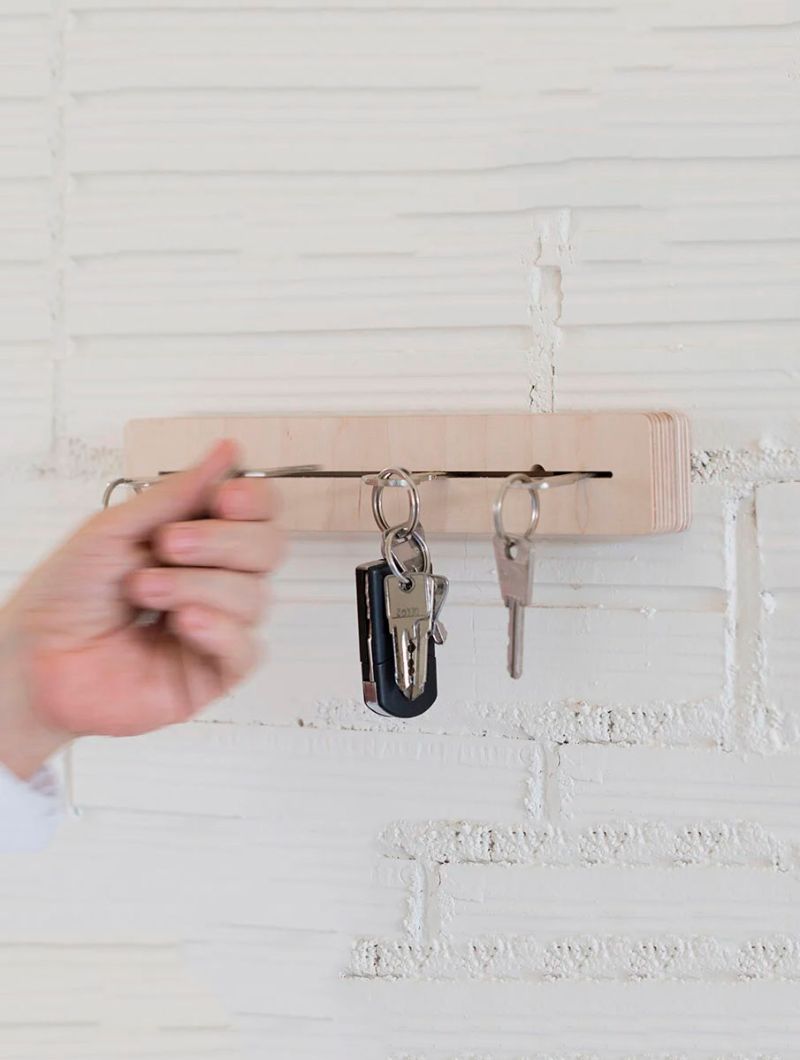 Colgador de llaves de madera - Imagen 6