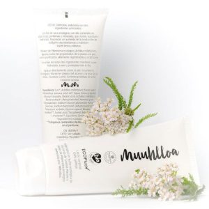 Crema corporal ecológica de leche y milenrama