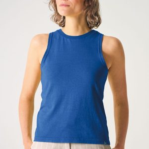 Crop top mujer de cáñamo y algodón orgánico