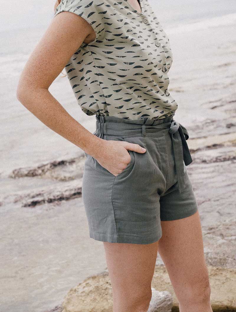 Shorts mujer 100% ecológicos de colores - Imagen 2