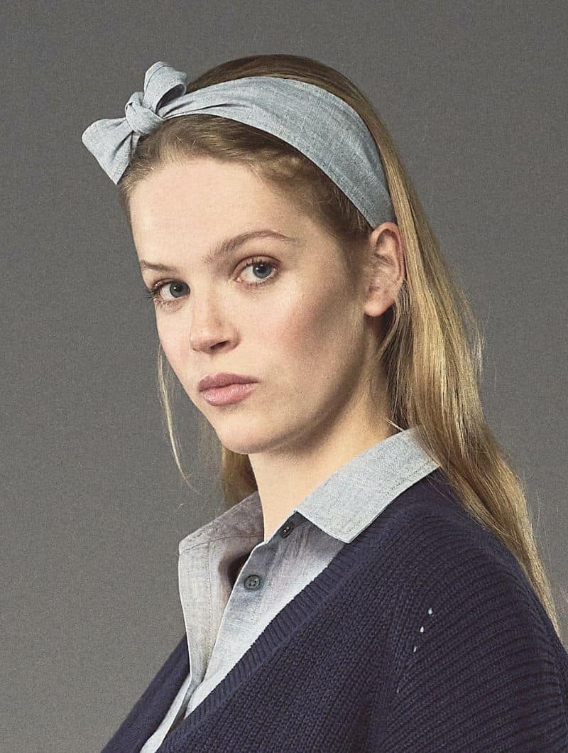 Chaqueta de punto con cuello pico de algodón orgánico y cáñamo - Imagen 4