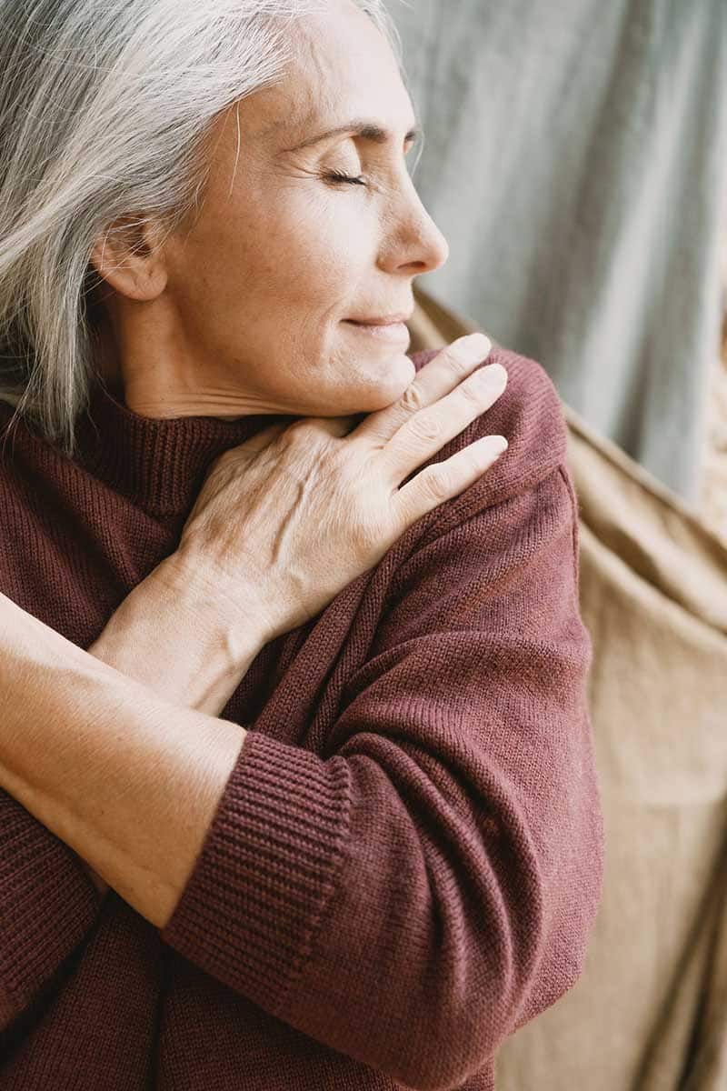 Jersey largo de tricot 100% lana merino - Imagen 3