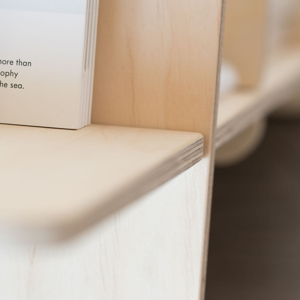 Revistero moderno de madera de diseño minimalista - Imagen 4