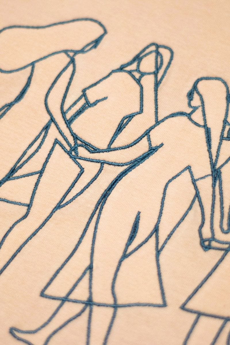 Sudadera feminista rosa de algodón orgánico - Imagen 4