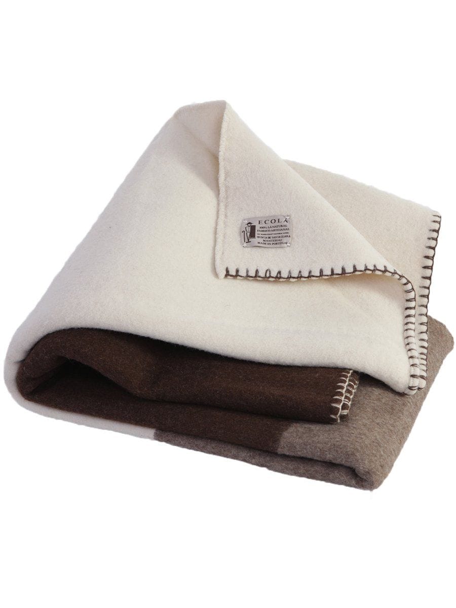 Edredón cama 100% lana ecológica tricolor - Imagen 2