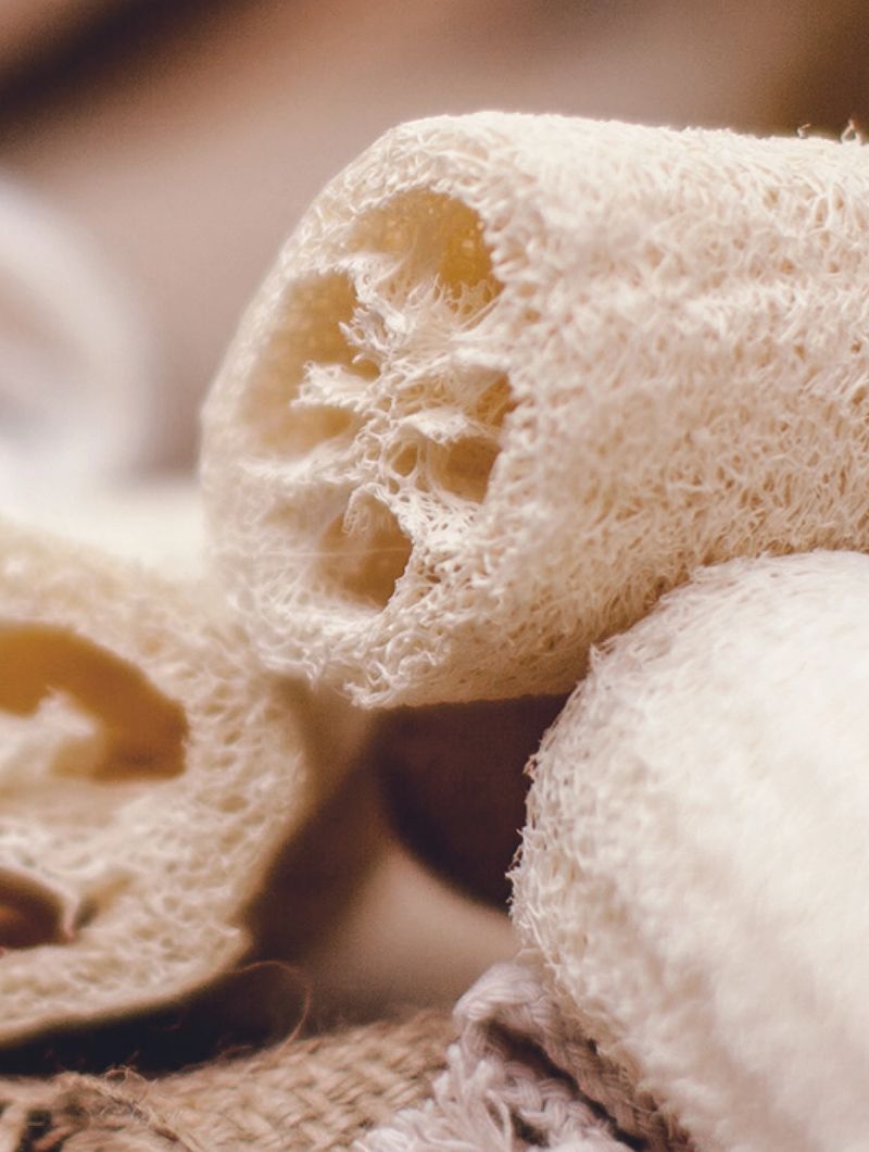 Esponja de baño vegetal de luffa - Imagen 4