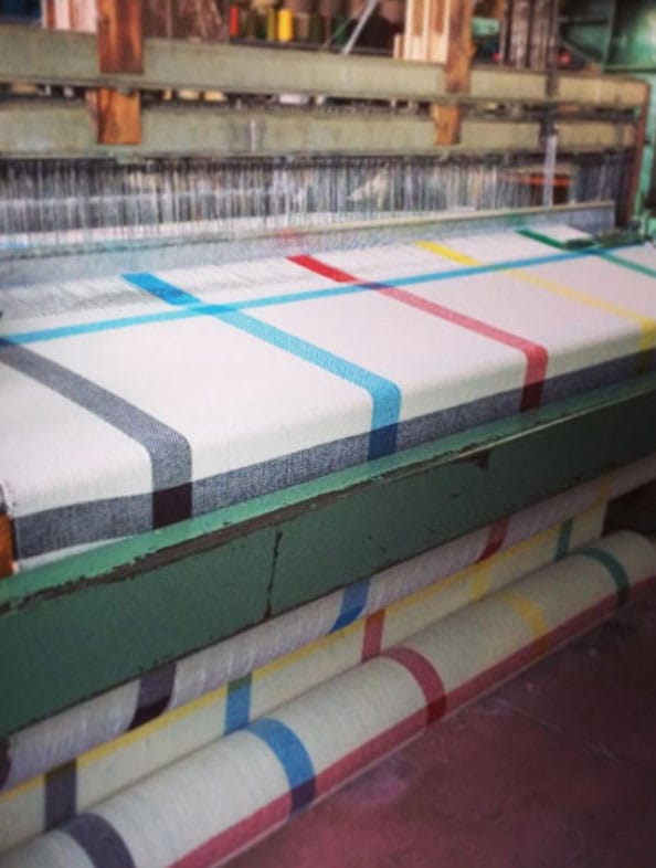 Manta del Val de San Lorenzo cuadros multicolor - Imagen 6