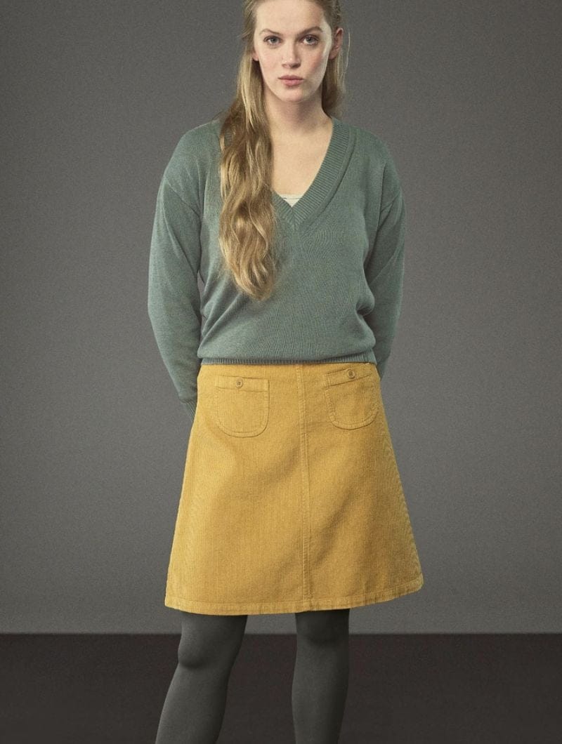 Falda de pana de línea A - Imagen 2