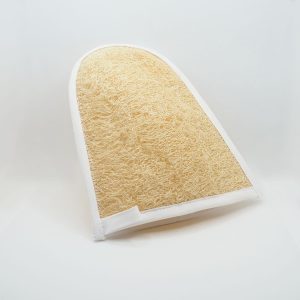 Guante exfoliante corporal de luffa ecológica