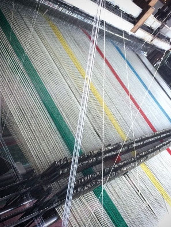 Manta del Val de San Lorenzo cuadros multicolor - Imagen 7