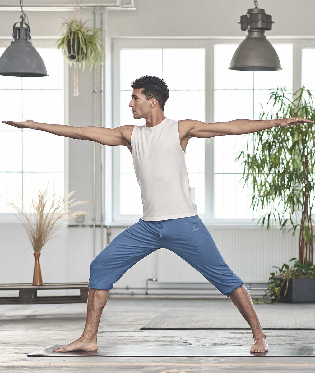 Pantalón pirata de yoga ecológico para hombre - Imagen 8