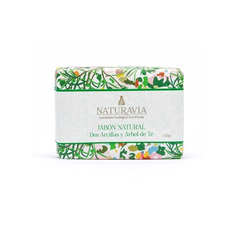 Jabón para piel grasa dos arcillas y árbol de té - Imagen 2