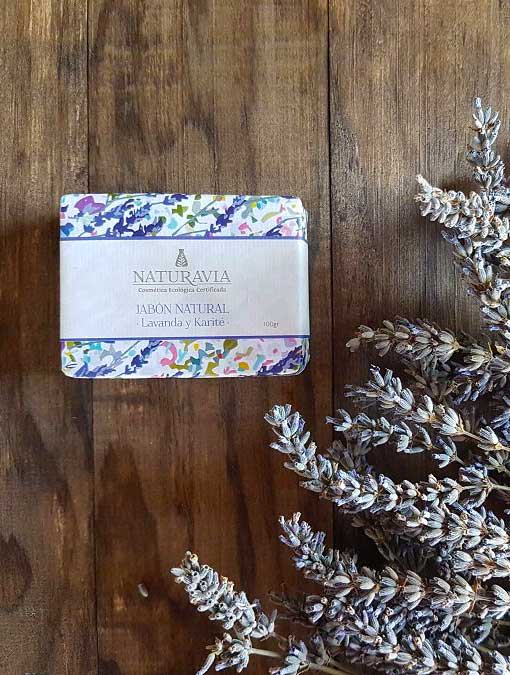 Jabón de lavanda y karité para piel seca - Imagen 4