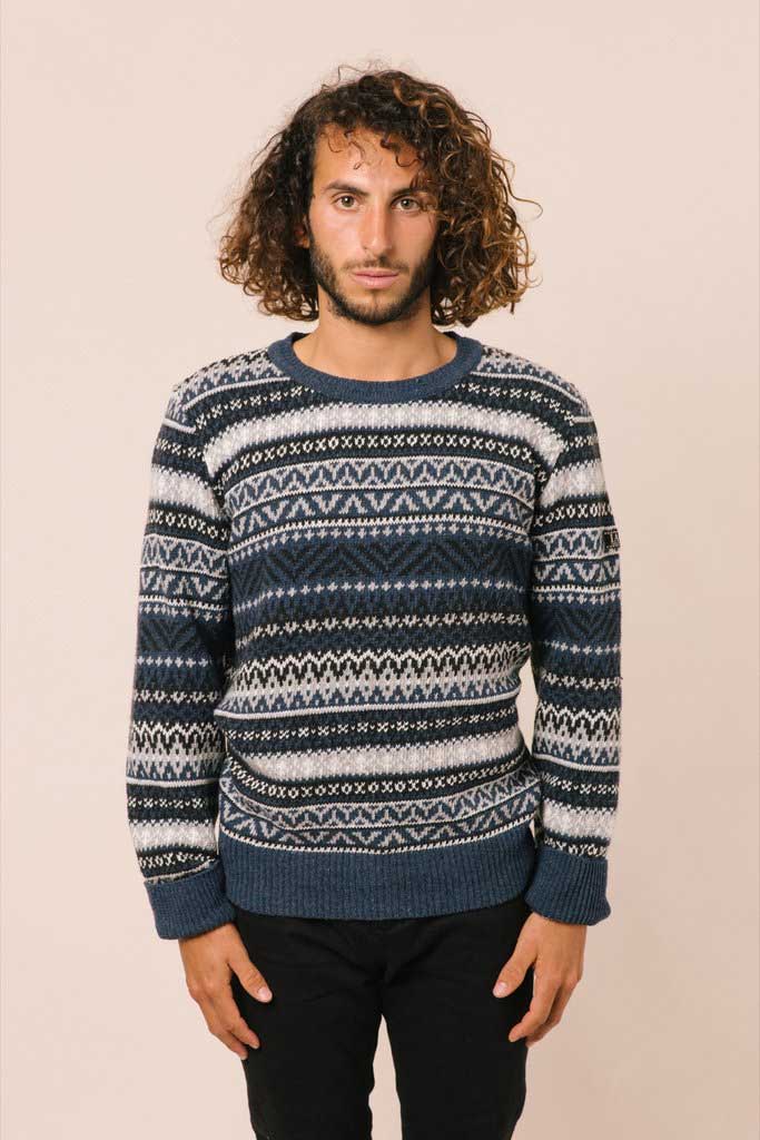 Jersey lana hombre 100% sostenible - Imagen 3