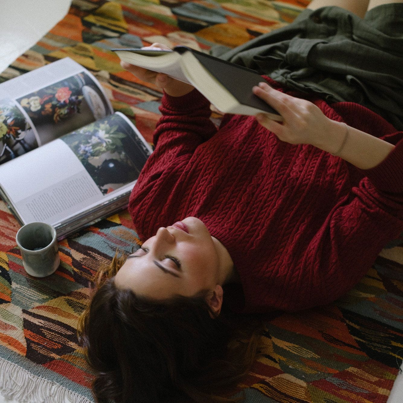 Jersey ochos mujer de lana merino - Imagen 4