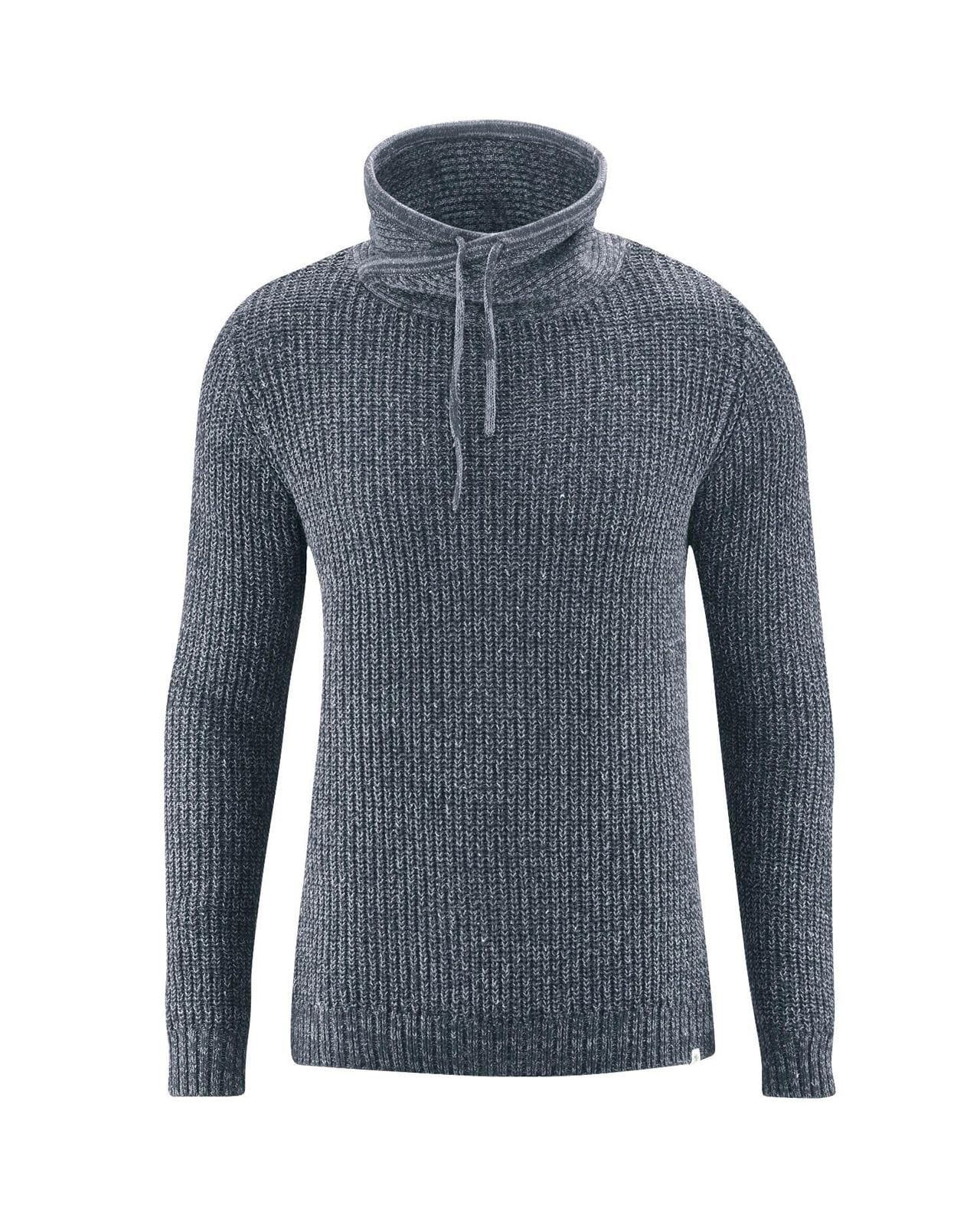 Jersey hombre de cuello alto de fibras naturales - Imagen 4