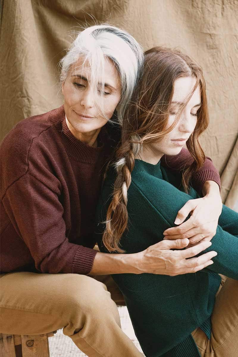 Jersey largo de tricot 100% lana merino - Imagen 6