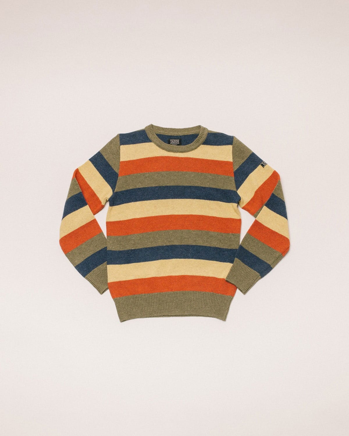Jersey rayas hombre de lana reciclada - Imagen 8