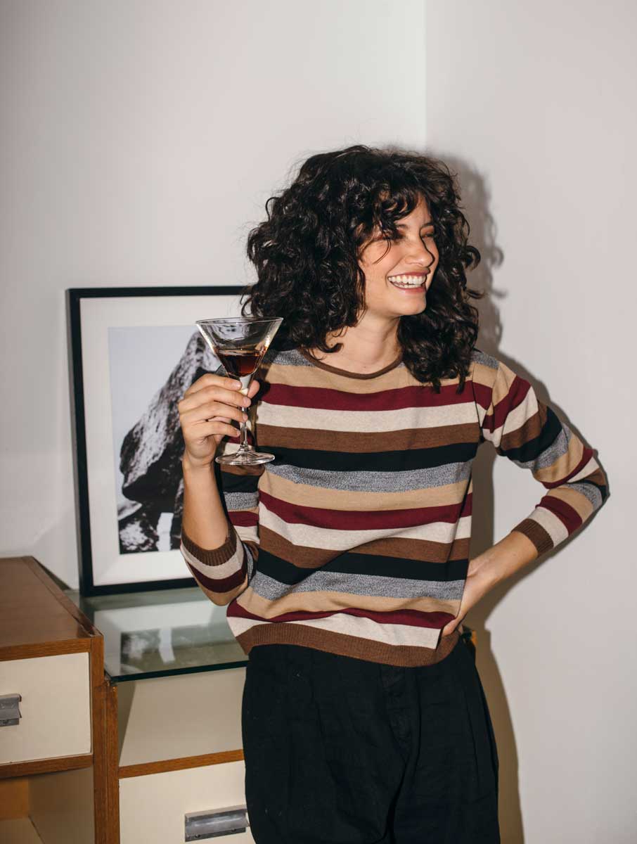 Jersey rayas de lana merino estilo vintage - Imagen 6