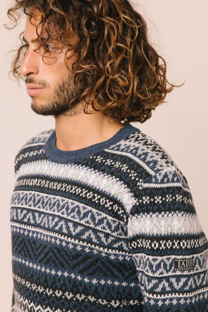 Jersey lana hombre 100% sostenible - Imagen 4