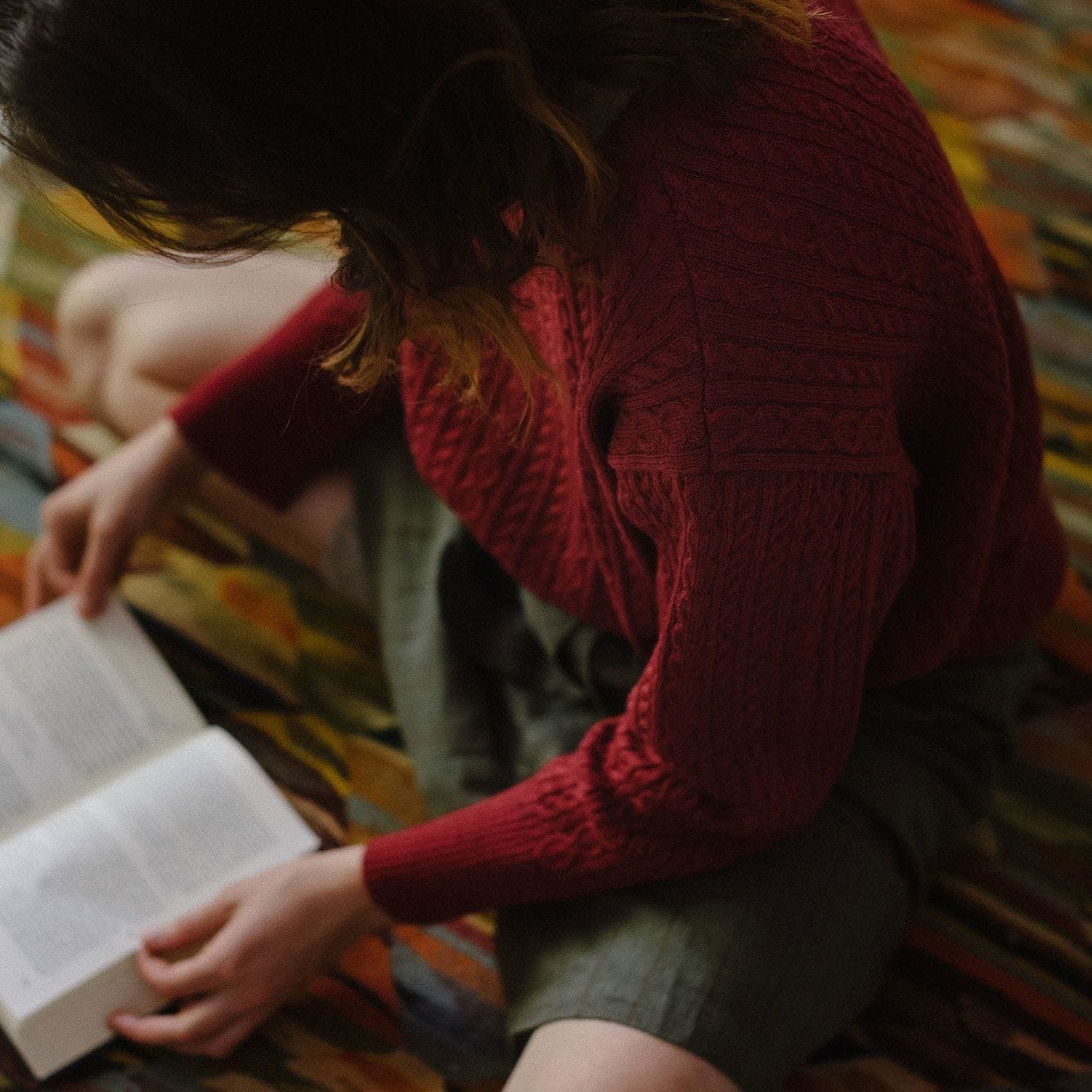 Jersey ochos mujer de lana merino - Imagen 3