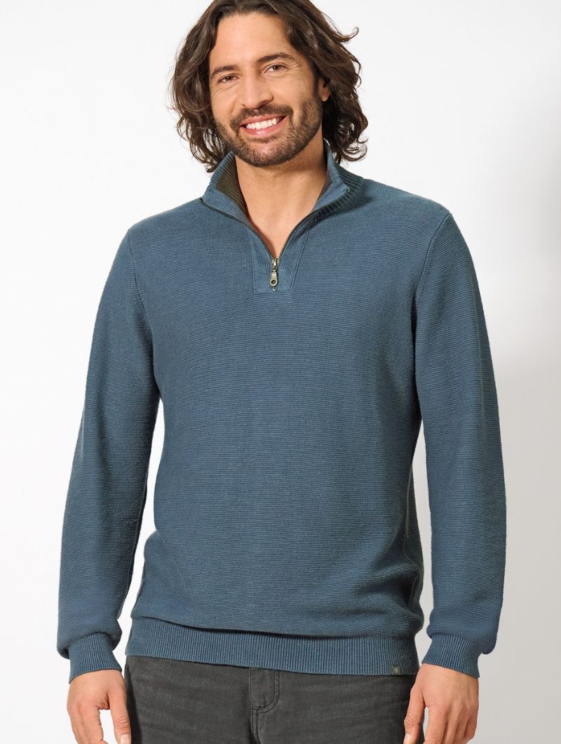 Jersey troyer cáñamo y algodón orgánico hombre - Imagen 3