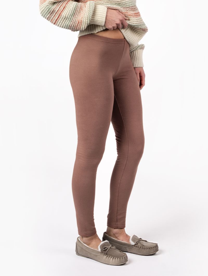 Leggings gruesos mujer de algodón orgánico