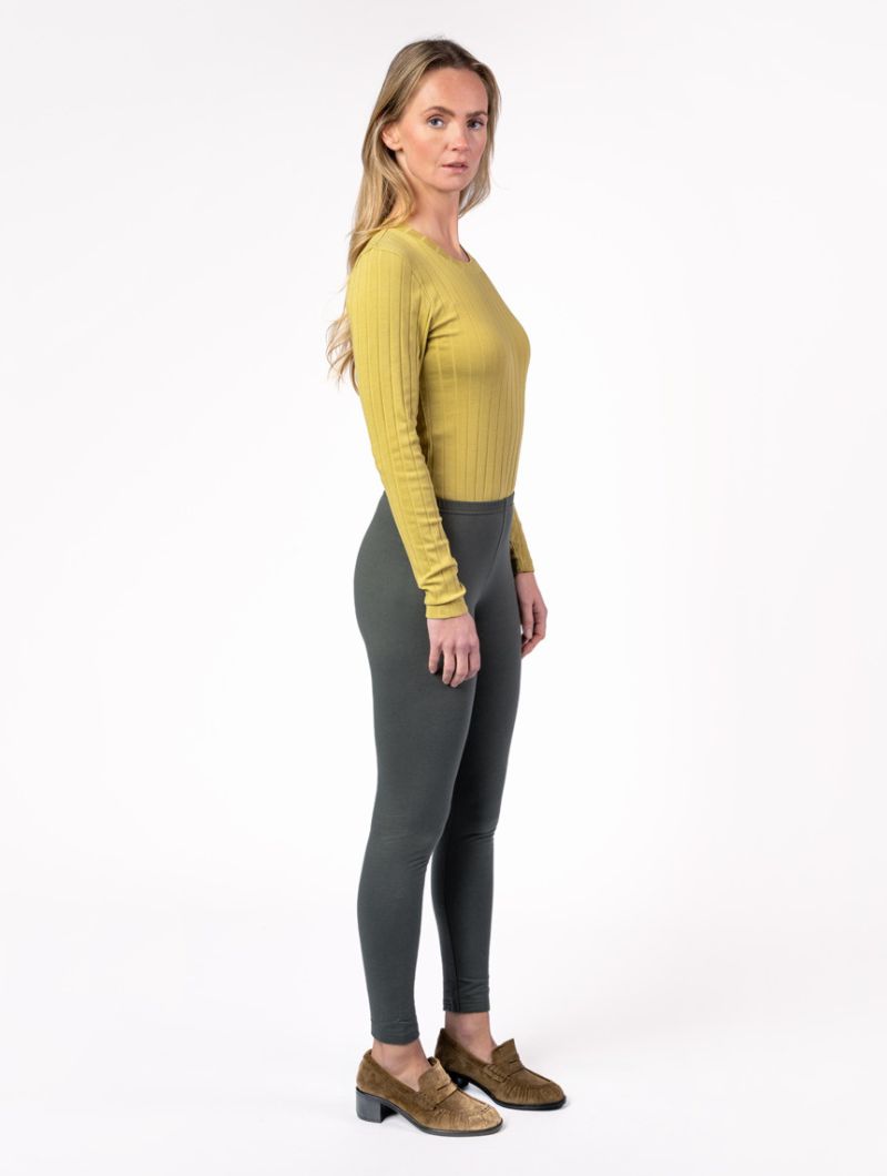 Leggings gruesos mujer de algodón orgánico - Imagen 6