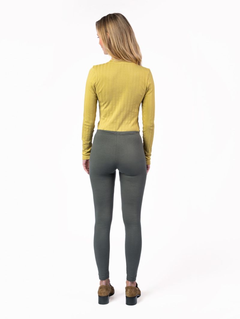 Leggings gruesos mujer de algodón orgánico - Imagen 7
