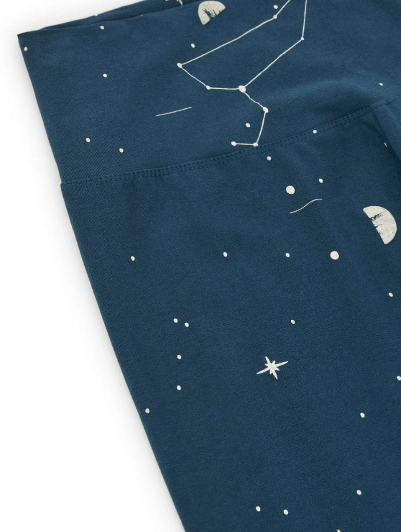 Mallas azules algodón orgánico de constelaciones - Imagen 5