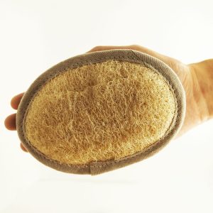 Manopla exfoliante de luffa ecológica