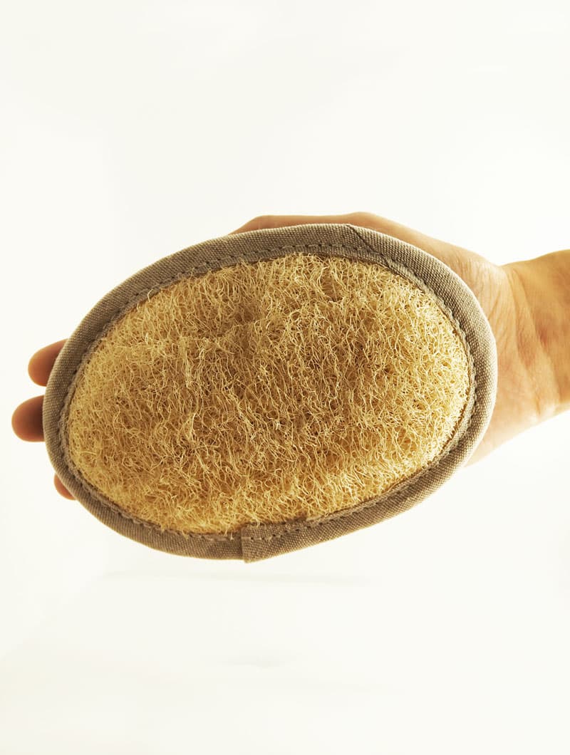 Manopla exfoliante de luffa ecológica - Imagen 2