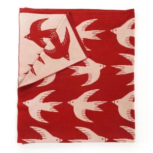 Manta para bebé con diseño golondrinas