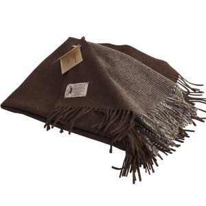 Manta de viaje 100% lana de oveja