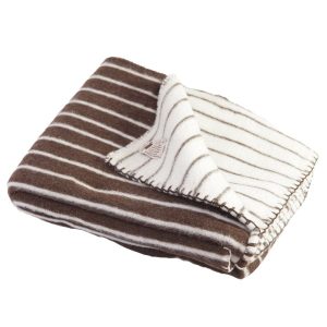 Manta lana gruesa artesanal