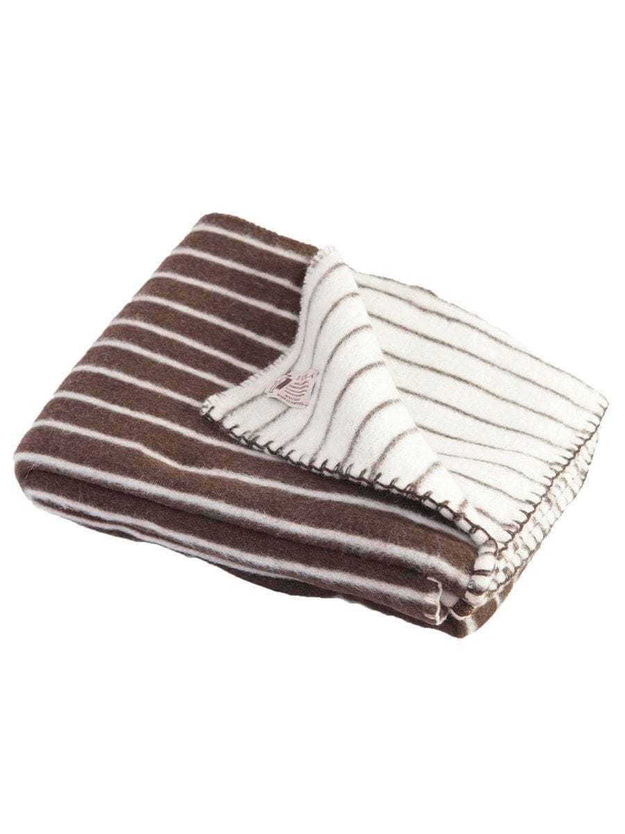 Manta lana gruesa artesanal - Imagen 2