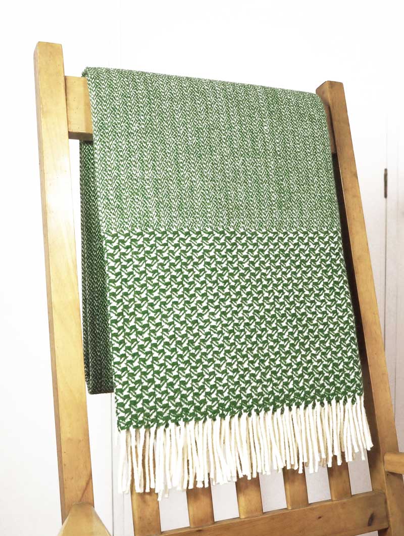 Manta ‘Golondrina’ portuguesa de lana - Imagen 2