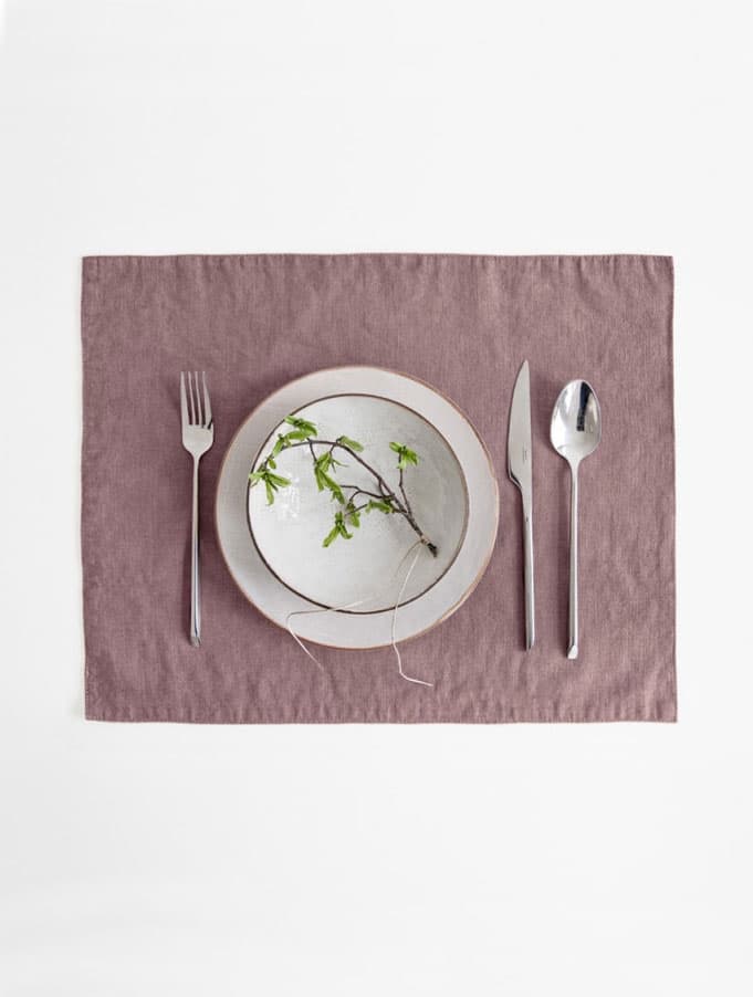 Mantel individual de lino - Imagen 3