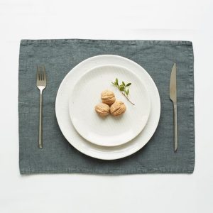 Mantel individual de lino