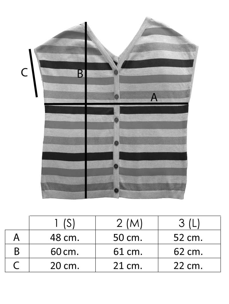 Cárdigan verano mujer de rayas - Imagen 6
