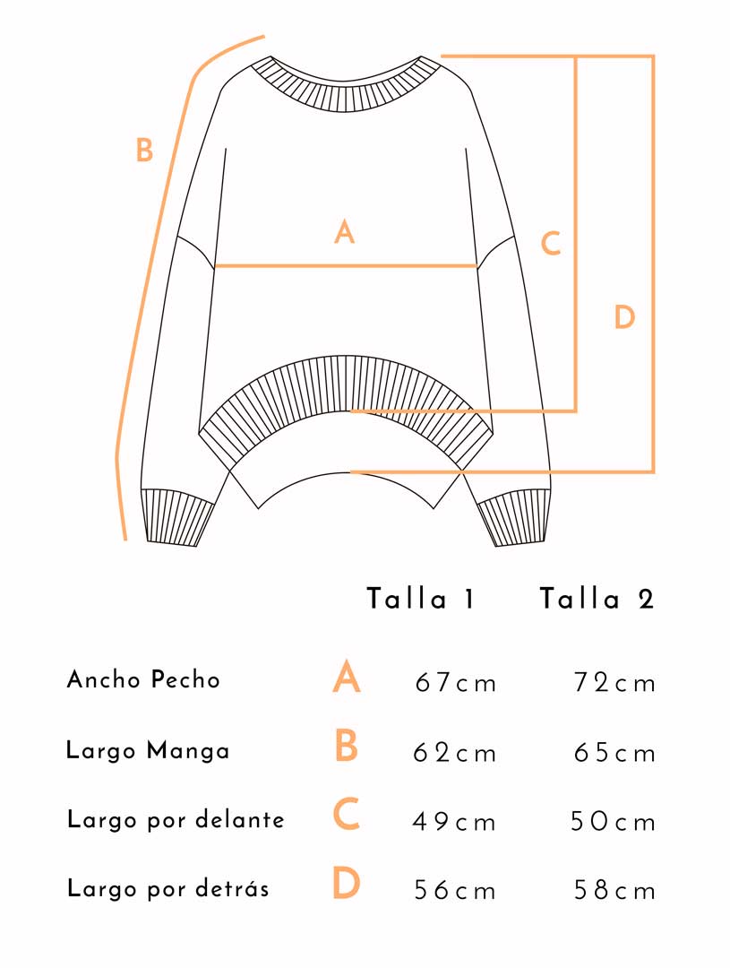 Jersey de lana merino mujer con flores de colores - Imagen 5