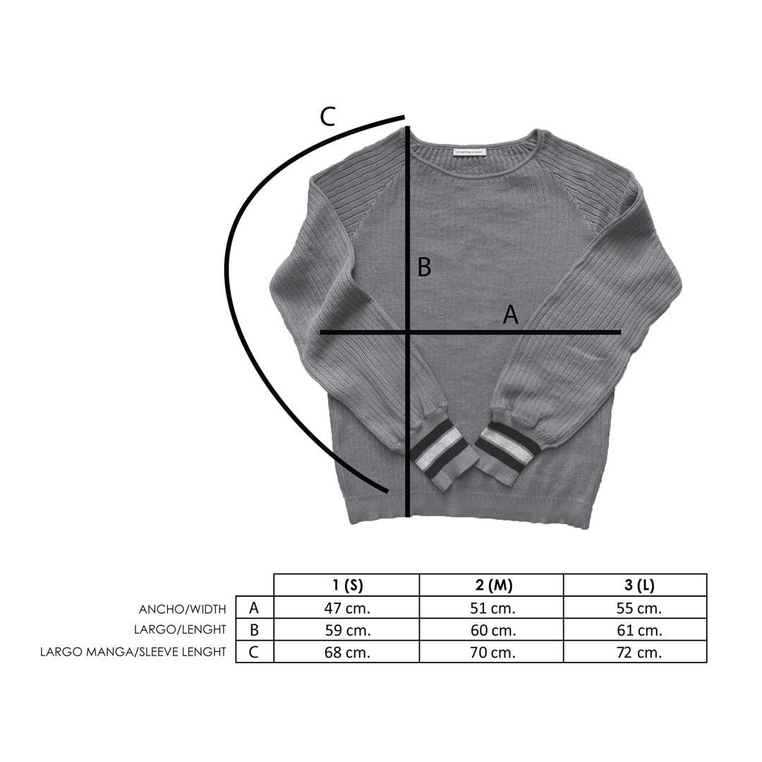 Jersey retro negro de algodón egipcio - Imagen 6