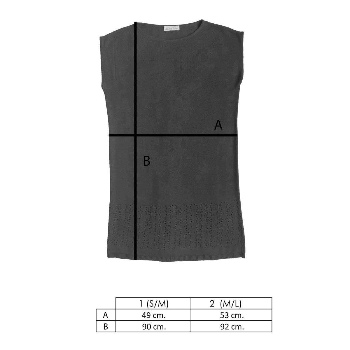 Vestido de punto azulón con calados - Imagen 5