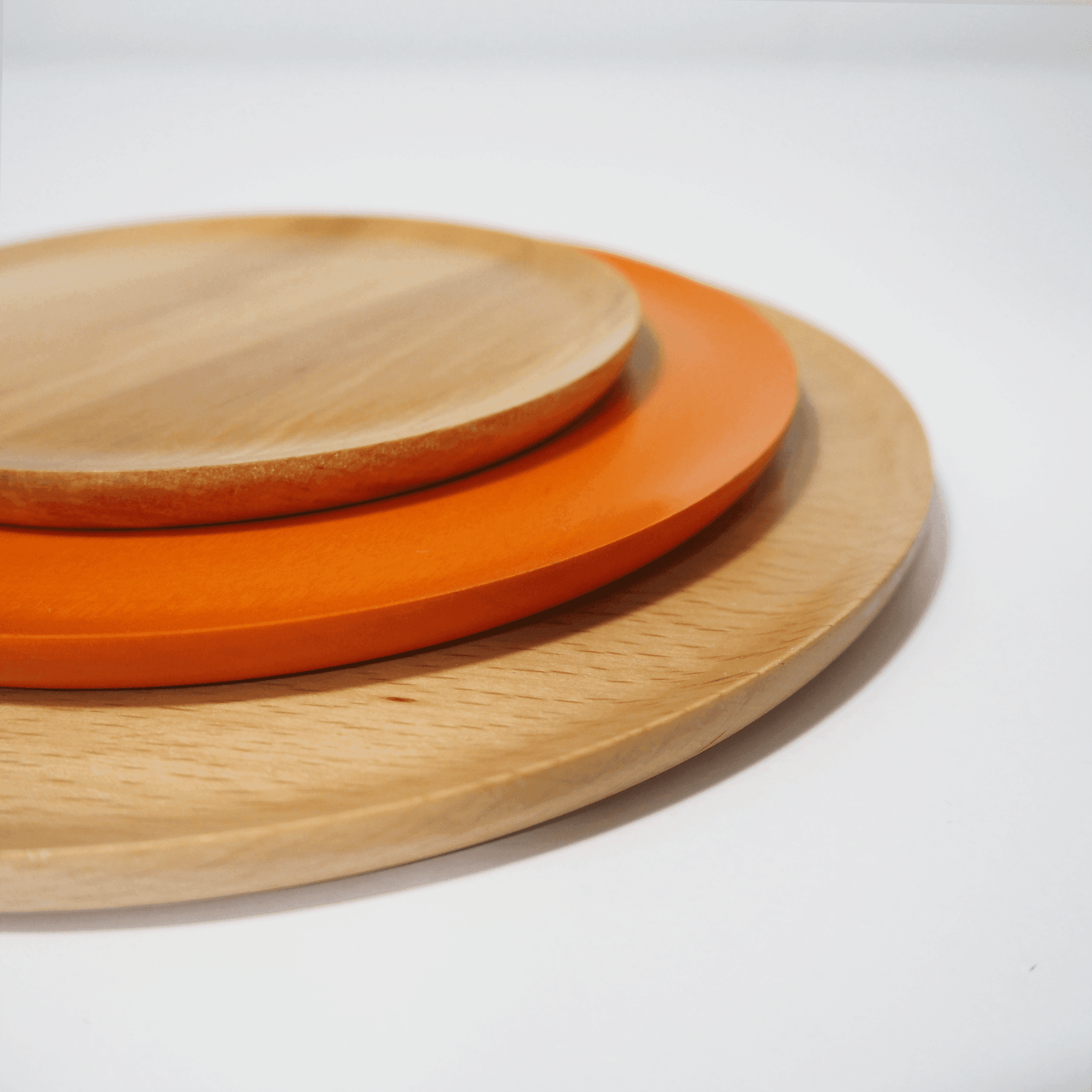 Pack de 3 platos de madera - Imagen 5