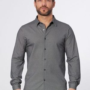 Camisa de punto fino de cáñamo y algodón orgánico